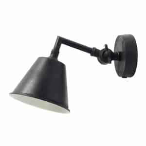 Vägglampa, svart