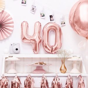 ballong siffror rosa
