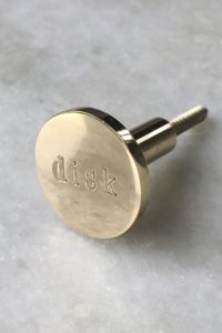 Krok DISK, mässing