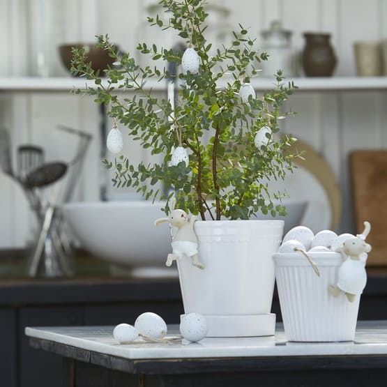 Astrid kruka vit Wikholm form