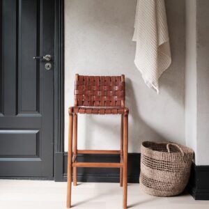 Barstol PORTO konjak, höjd 97cm