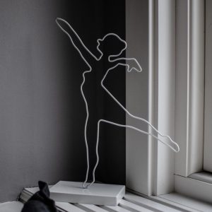 Siluett BALLERINA, vit