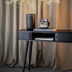 Sidobord BARBIER, svart
