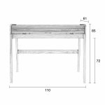 skrivbord Barbier svart Zuiver