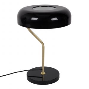 Bordslampa ECLIPSE svart metall 42 cm