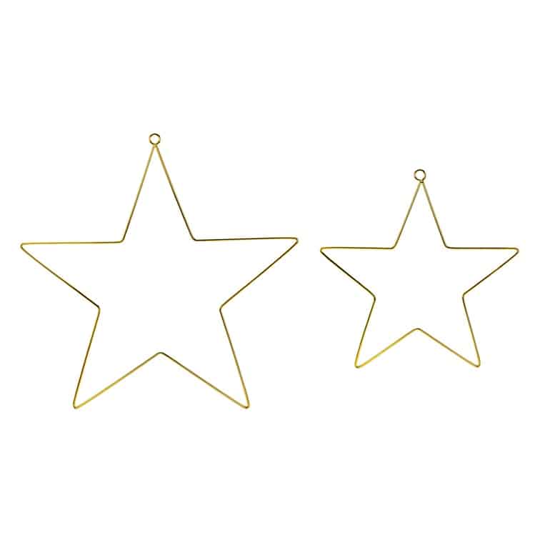 stjärna guld Partydeco