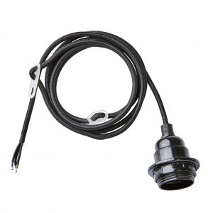 lampsladd Electro svart Affari