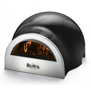 vedeldad pizzaugn svart DeliVita