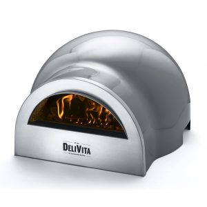 vedeldad pizzaugn grå Delivita