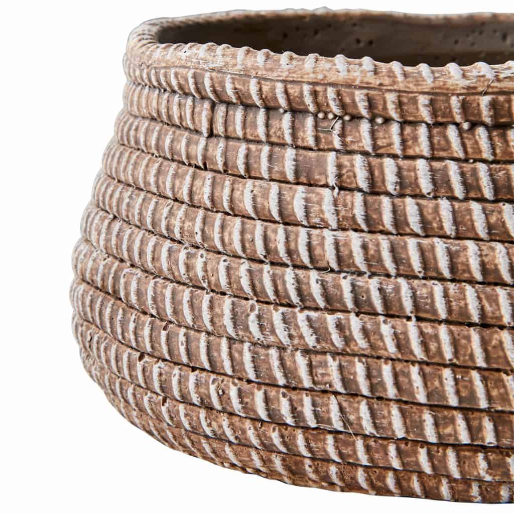 kruka CAMILLE beige Affari of Sweden