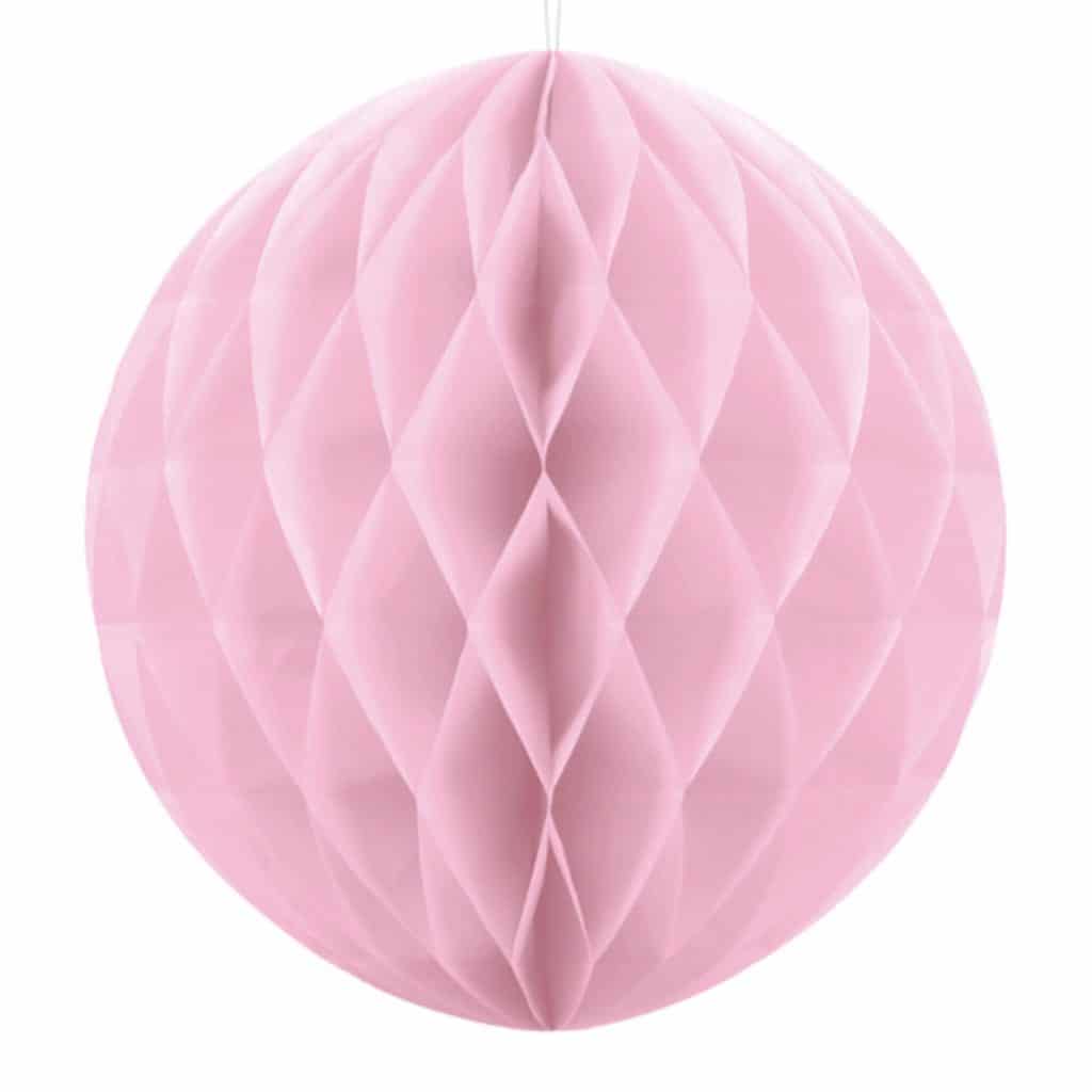 Pom poms HONEYCOMB rosa