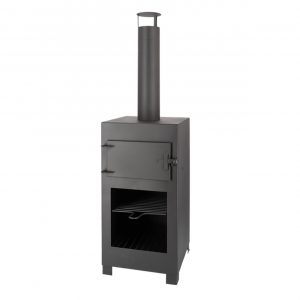 terrassvärmare pizzaugn svart Esschert Design