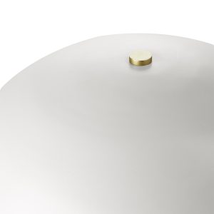 Golvlampa FUNGI, vit