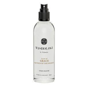 Flaska med linnevatten från Washologi med doften Grace, 100 ml.