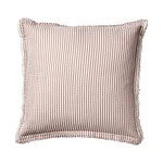 Bild av kuddfodralet LINE från Affari of Sweden i rosa och vit randig design.