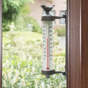 Väggtermometer i gjutjärn