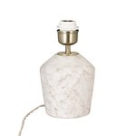 Lampfot Bodil i beige marmorering från Strömshaga, utan lampskärm.