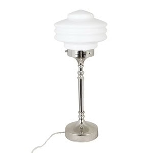 Bordslampa VALTER nickel/vit - Strömshaga