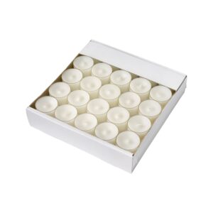 Värmeljus vit, 50-pack