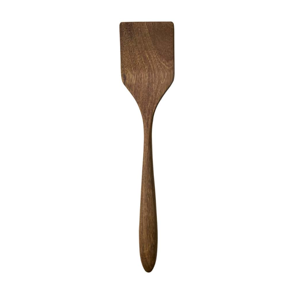 TRULS stekspade i akaciaträ, 30 cm – naturligt köksredskap i vacker brun träton.