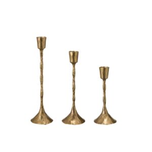Ljusstake ANJALI – antik guld, järn