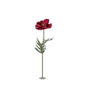 Vallmo konstblomma röd 40 x 140 cm