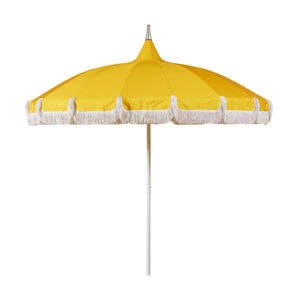 Parasoll SANTIAGO gul – Ø207 cm