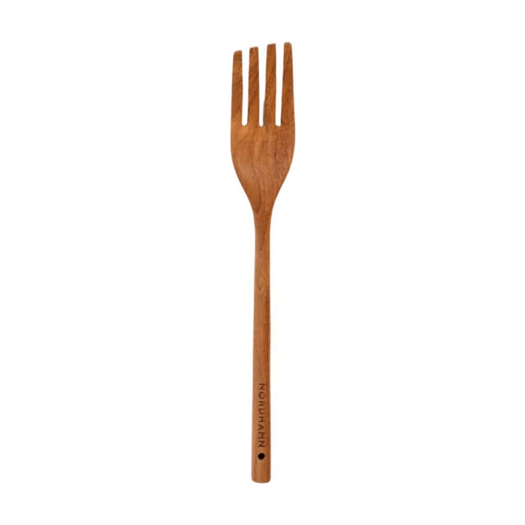Trägaffel i teak 31 cm för matlagning och servering