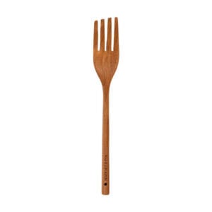 Trägaffel i teak 31 cm för matlagning och servering