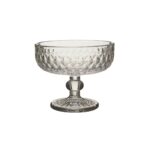 Coupéglas Elly i klart mönstrat glas på fot, 37 cl