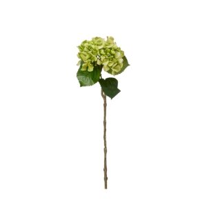 Grön hortensia, konstgjord i polyester 60cm