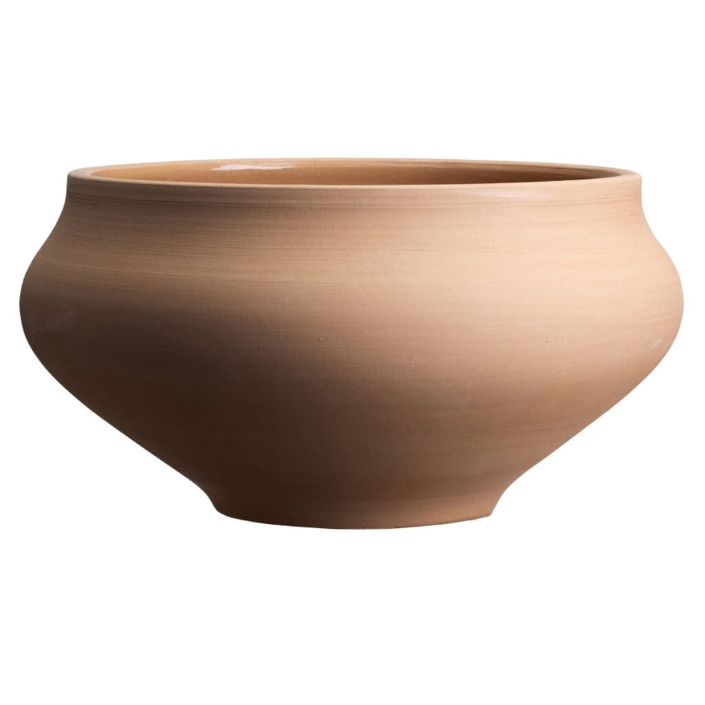 Terrakottakruka BELLE från Bergs Potter i skålformad design