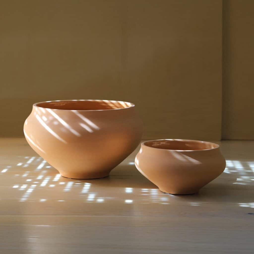 Stor och liten Terrakottakruka BELLE från Bergs Potter